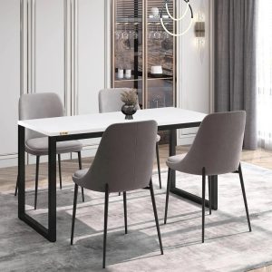 میز ناهارخوری چهار نفره دیزم مدل LNC_1700_140_W